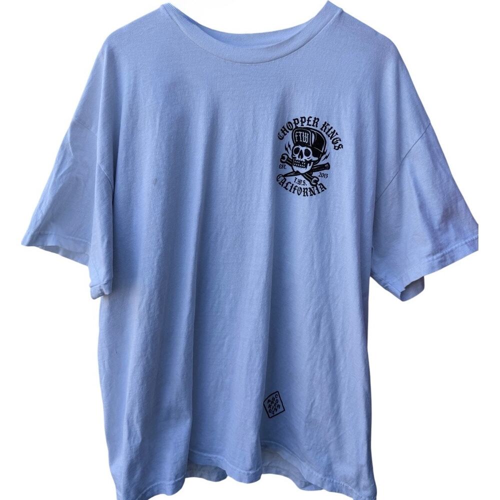 Chopper Kings California Graphic T Shirt Mens 2XL Skull Motorcycle Tee - Picture 1 of 3